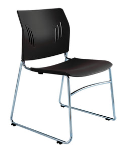 Agenda Plus Stacking chair - sled base